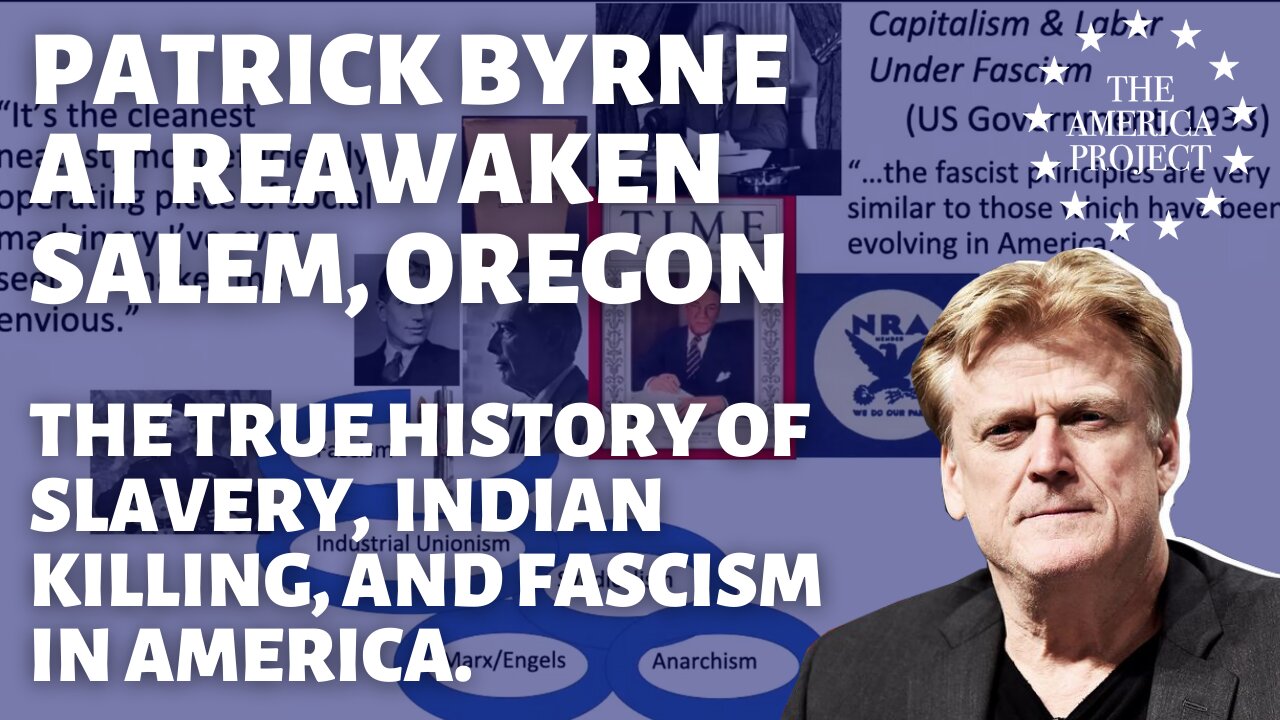 Patrick at ReAwaken Salem: The True History of Slavery, Indian Killing, and Fascism in America