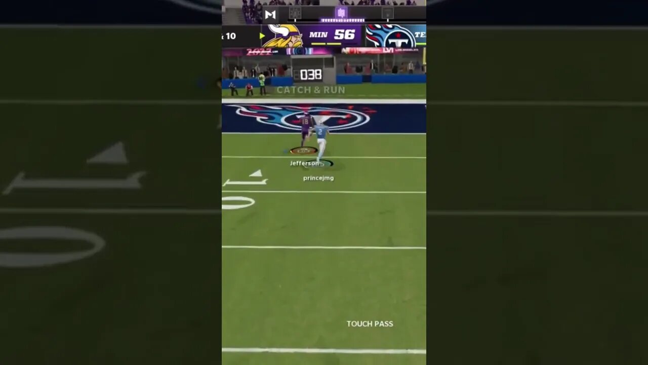 JUSTIN JEFFERSON INSANE ONE HANDED CATCH