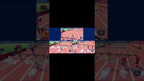 100m hurdles on mario and sonic olympics