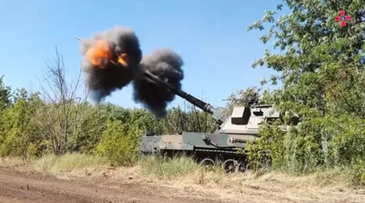 On the video – the work of Polish self-propelled guns "Crab",