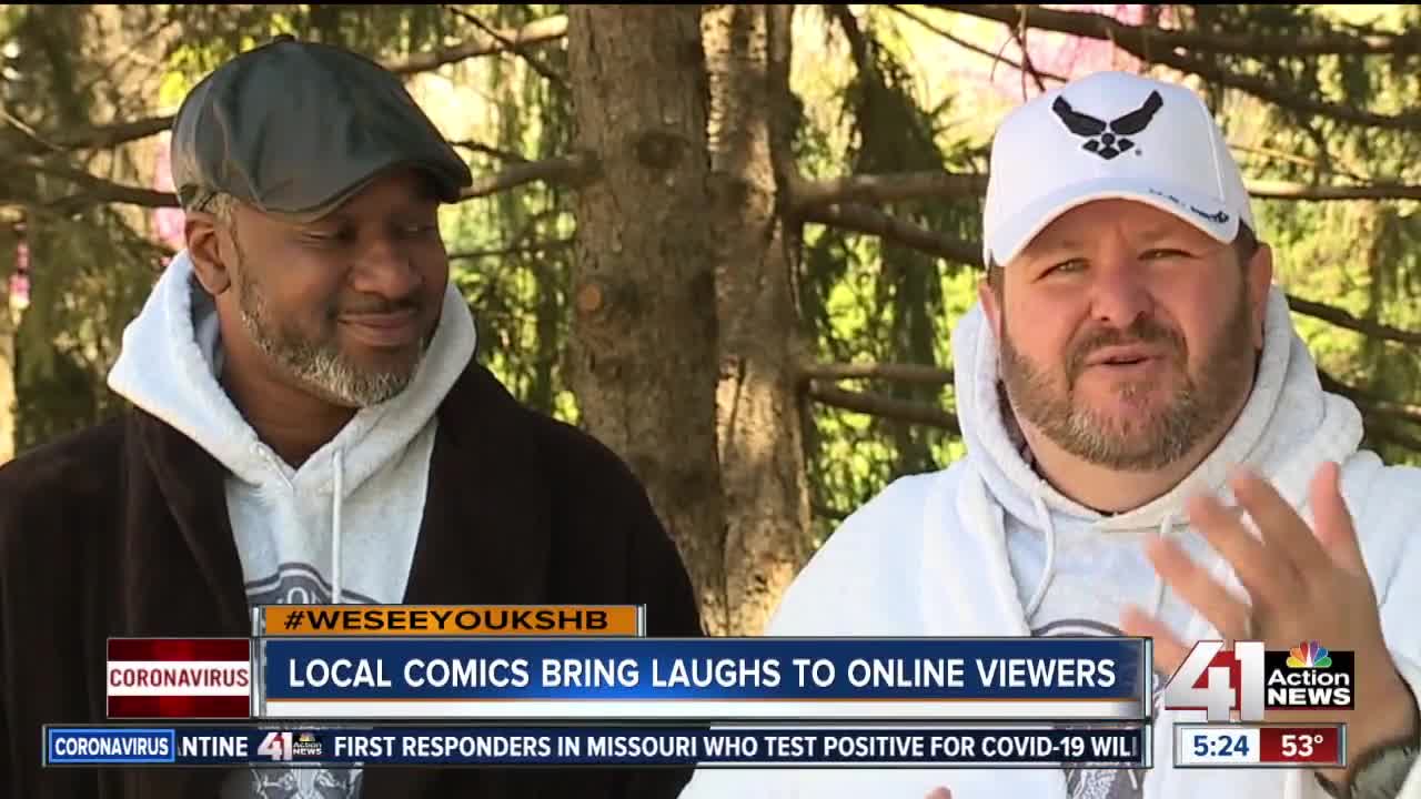 #WeSeeYou KSHB: Vets-turned-comics provide laughter amid COVID-19 pandemic