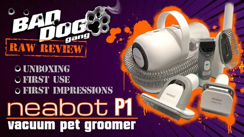 Bad Dog Raw Review Neabot P1 Vacuum Pet Groomer