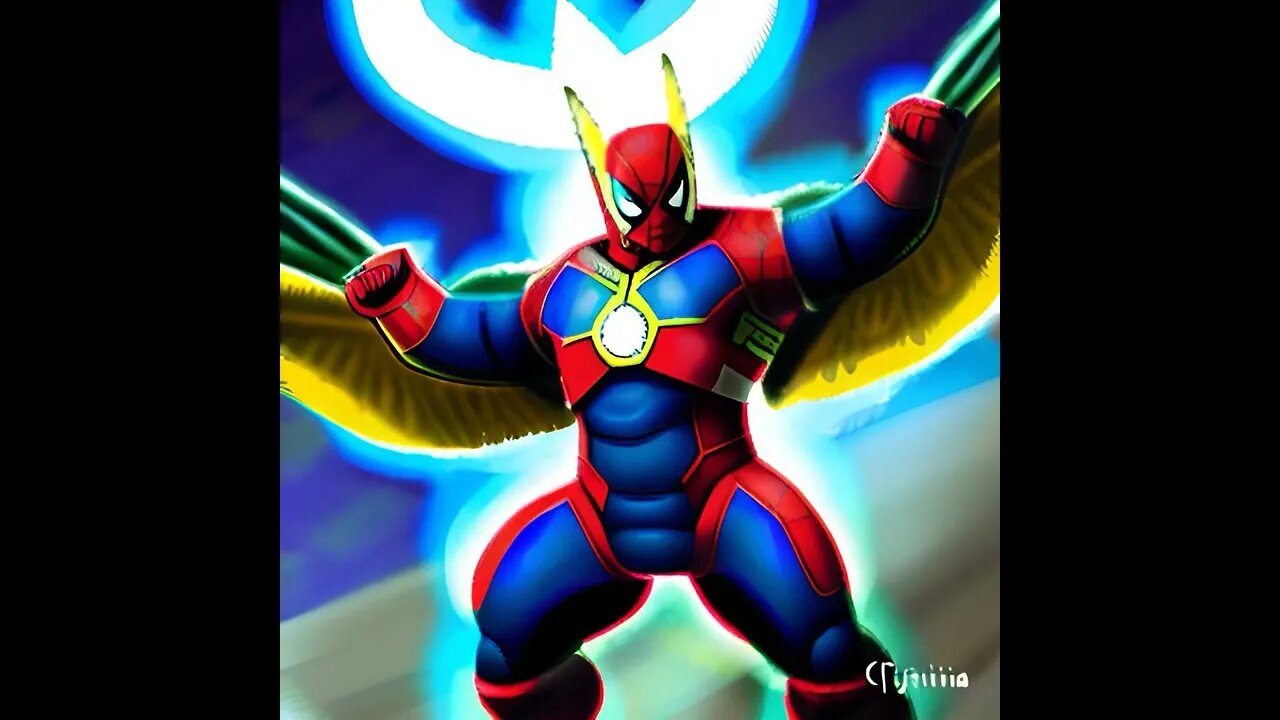 Iron Spiderhawk #spiderman #ironman #wonderapp