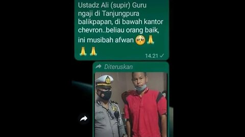 Ustadz ali (supir) guru ngaji di tanjungpura balikpapan
