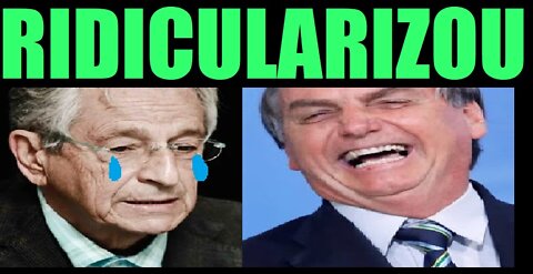 GABEIRA DA GLOBO NEWS RIDICULARIZA BOLSONARO