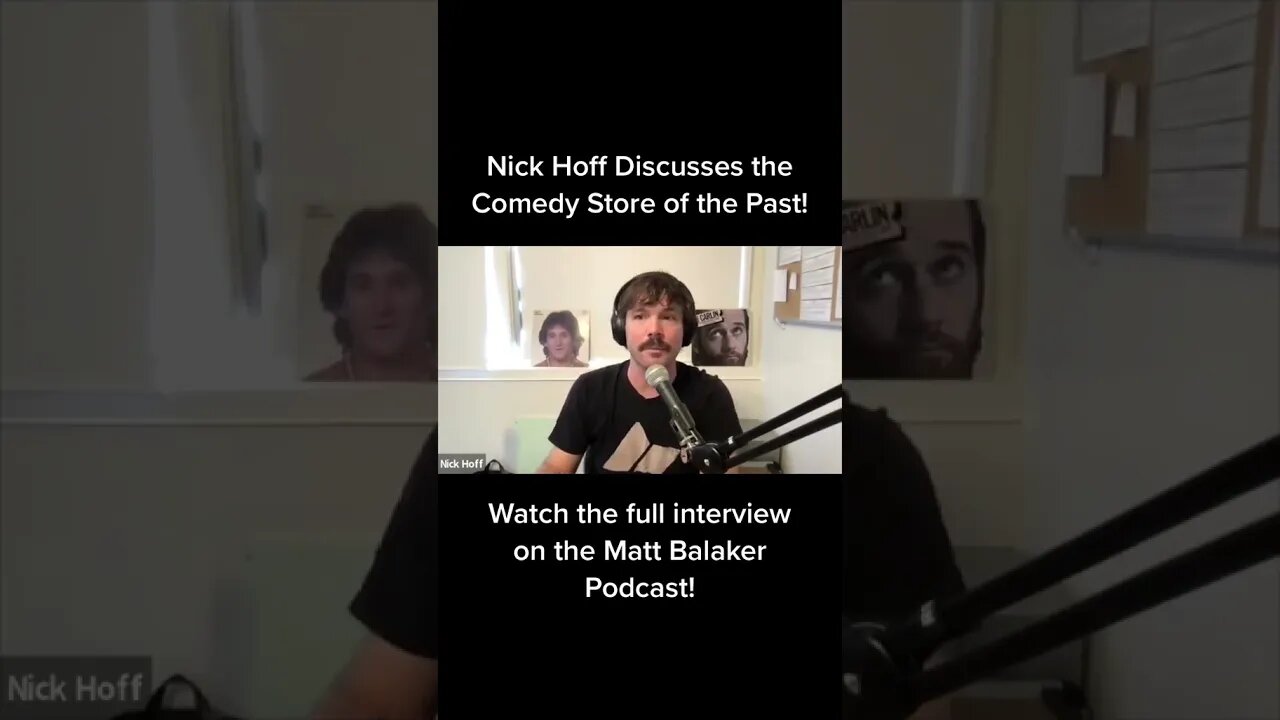 Comedian Nick Hoff on his Early Days Performing at the Comedy Store #shorts