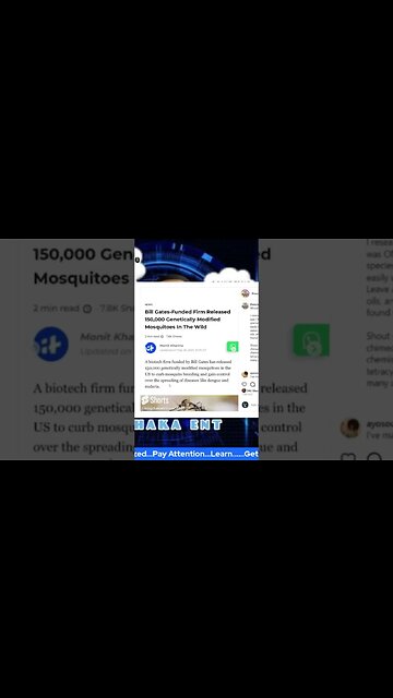 Bill Gates released gmo mosquitos