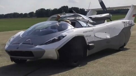 This car transforms into an airplane in less than 3 minutes.