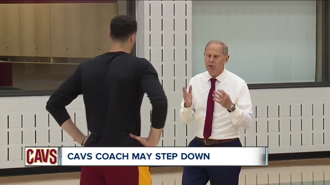 Cavs head coach Jon Beilein is only half way through the first year of his 5 year contract, but it looks like he is considering stepping down