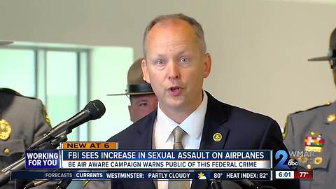 FBI seeing an increase in reported sexual assaults on aircrafts