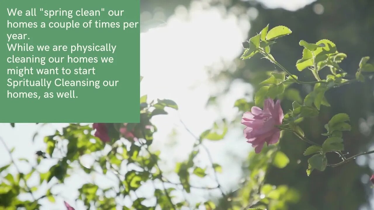 It is time to SPIRITUALLY CLEANSE OUR HOMES - HOLY SPIRIT, YOU ARE WELCOME HERE - full prayer below