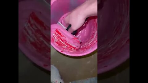 Satisfying paint cleanup