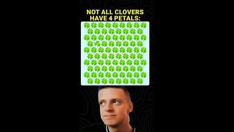 not all clovers have 4 petals: #shorts #quiz #riddles