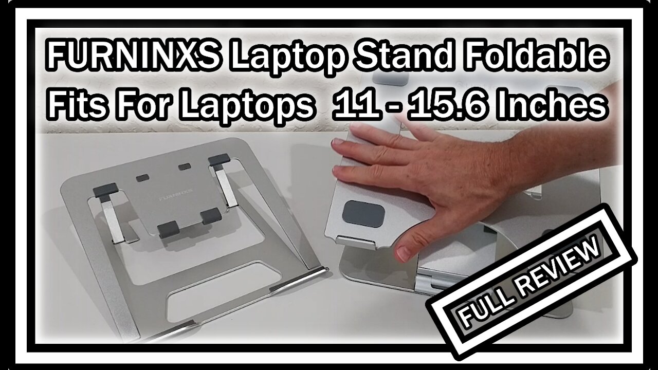 FURNINXS Laptop Stand FNFLS1 Adjustable Portable Lap Holder Foldable Compatible 11~15.6 FULL REVIEW