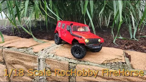 RocHobby FireHorse little Review and Test on Mini crawl course