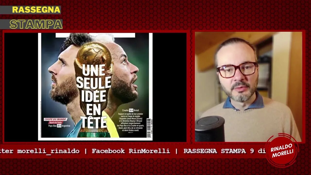 Riparte il Mondiale, intervista a Barella e l'obiettivo Ziyech. Rassegna Stampa ep.198 | 9.12.22