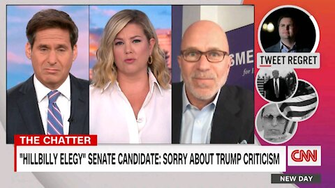 Watch GOP senate candidate apologize for criticizing Trump.