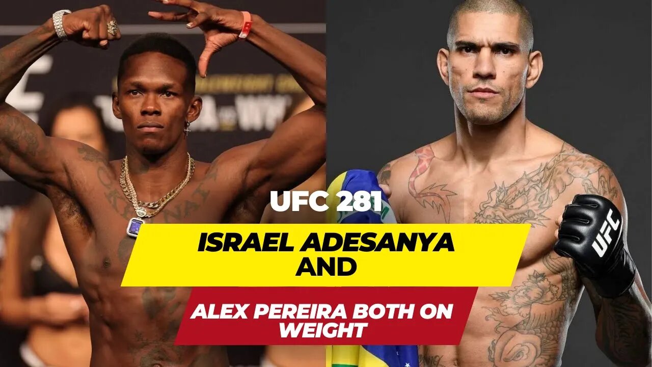 UFC Middleweight Alex Pereira is set to face Israel Adesanya on the UFC 281 card in Dallas.