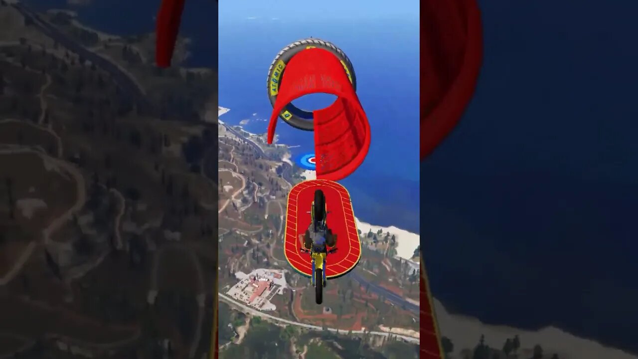 THE MOST INSANE STUNTS ON MOUNT CHILIAD - GTA 5! #shorts #gta5 #shortsfeed | TECHNO GAMERZ GTA 5