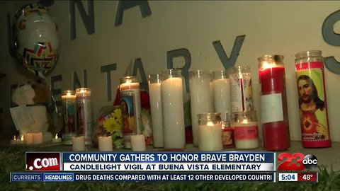 Community gathers to honor Brayden
