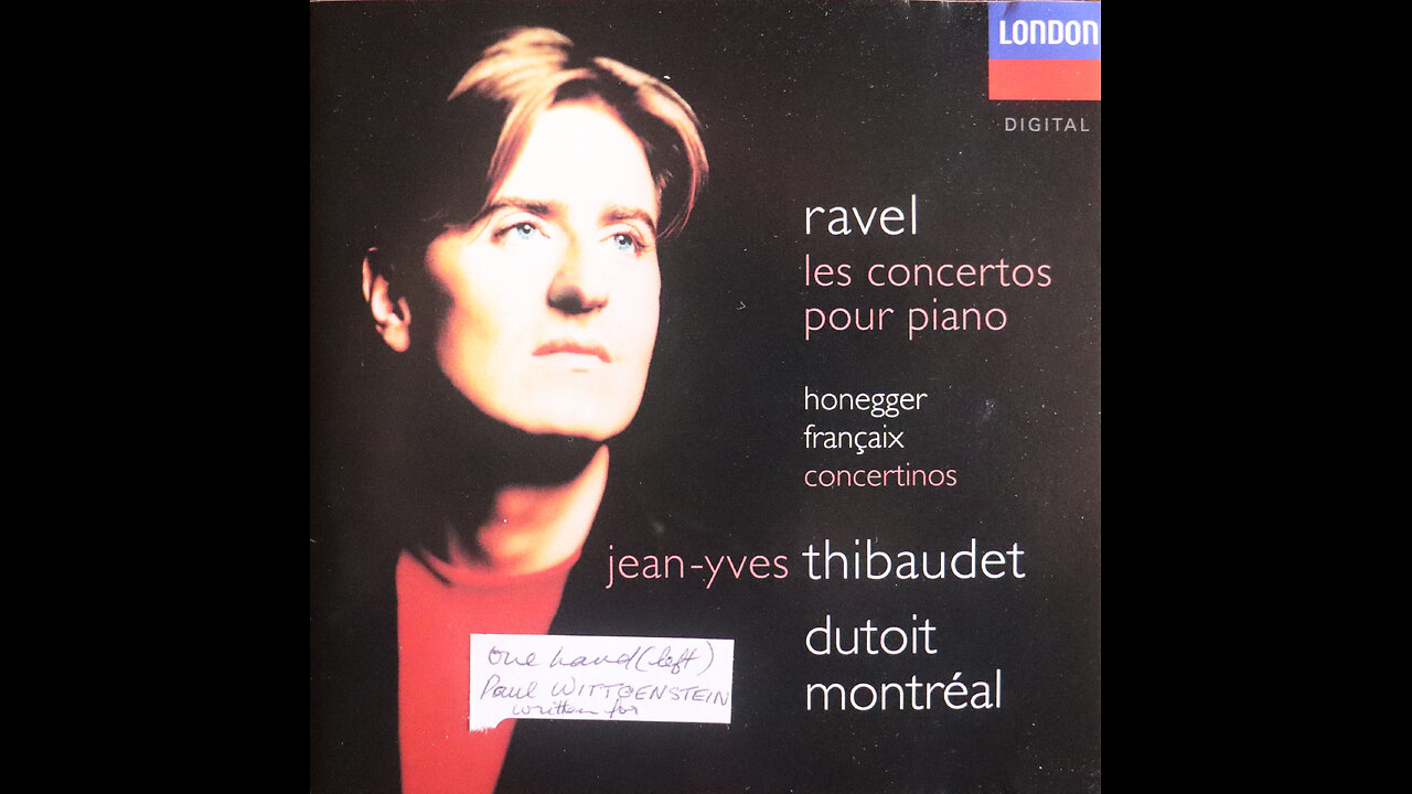 Ravel-Piano Concertos - Thibaudet, Dutoit, Montreal Symphony (1996) [Complete CD]
