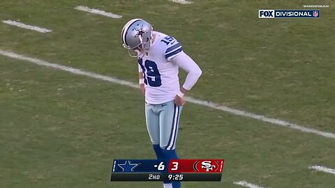 Brett Maher misses ANOTHER extra point attempt | #DALvsSF #playoffs | 1/22/23