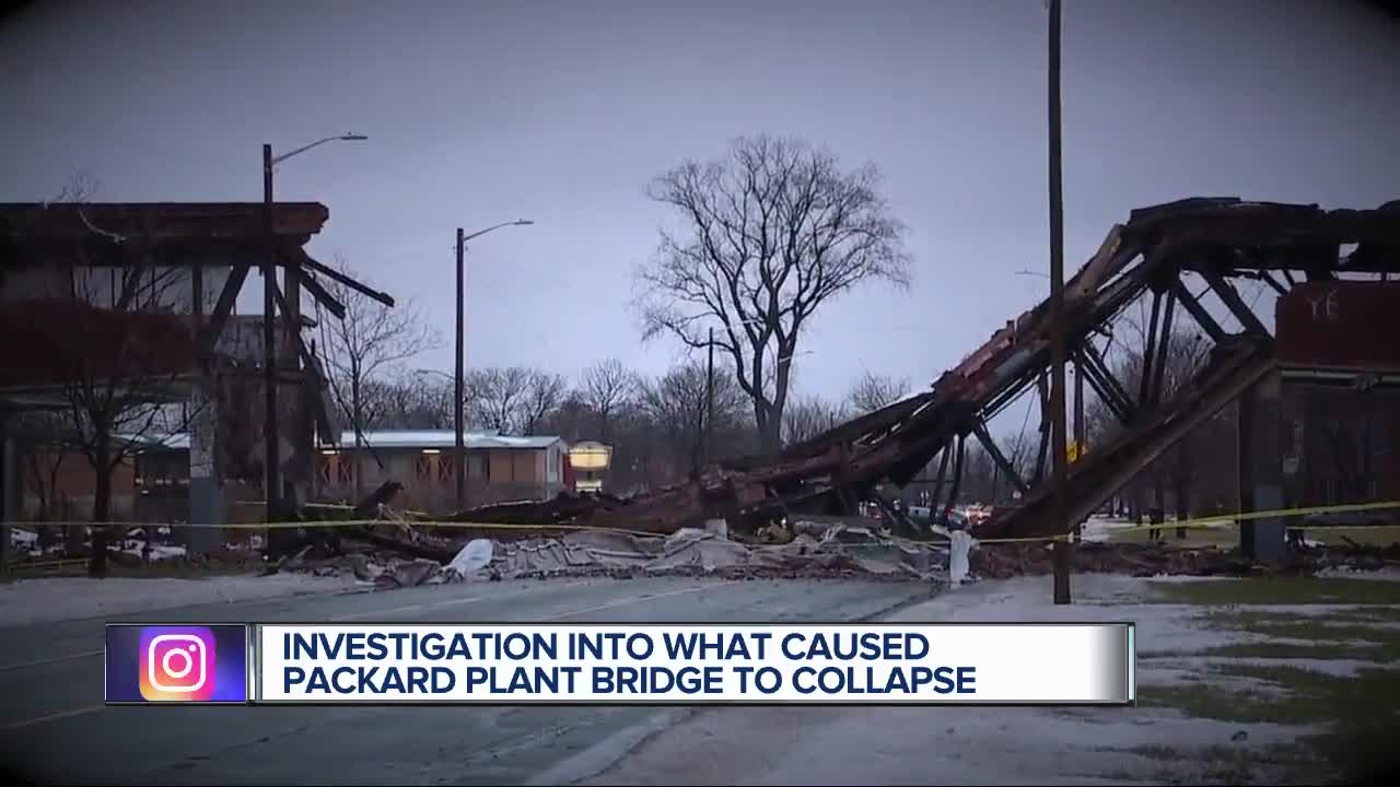 Cleanup of Packard Plant pedestrian bridge to wrap up before weekend