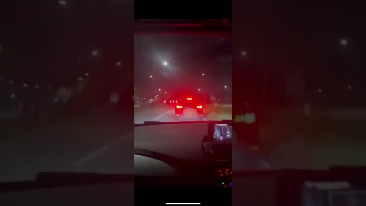 BMW CHASING VW STREET RACE