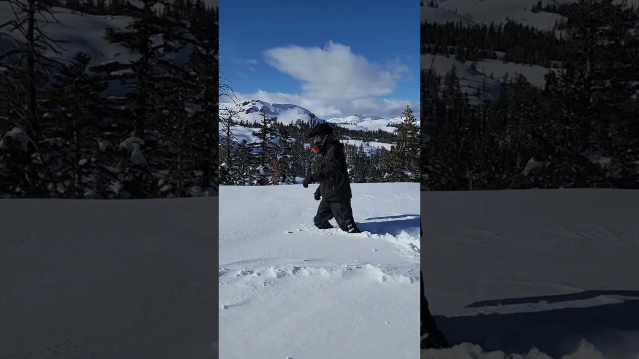 Lake Tahoe Adventures | Measuring the snow