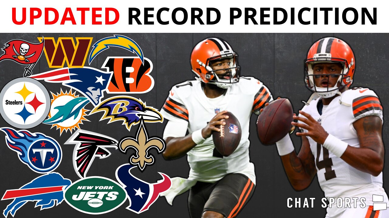 UPDATED Cleveland Browns 2022 Schedule & Record Prediction