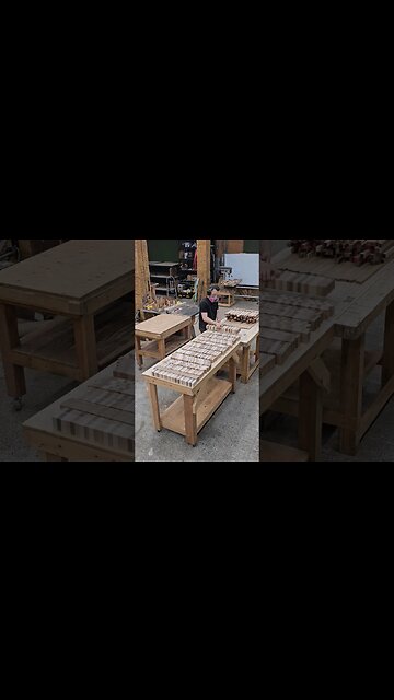 Scrap Wood Cutting Boards Pt.2 - First Cut and Mix Up #short #shorts #shortvideo #shortsvideo #wood