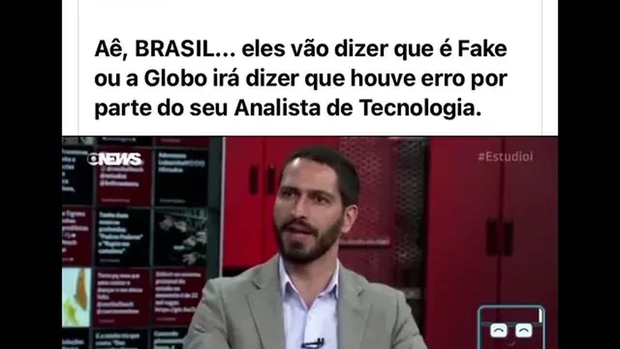 A Globo lixo admitindo a vulnerabilidade na Urnas! A mentira nunca vencerá a verdade!