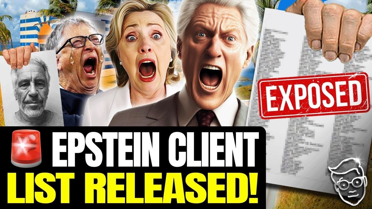 🚨BOMBSHELL: EPSTEIN LIST RELEASED! BILL CLINTON 'LIKES THEM YOUNG' | NAMES NAMES | ELITES IN PANIC