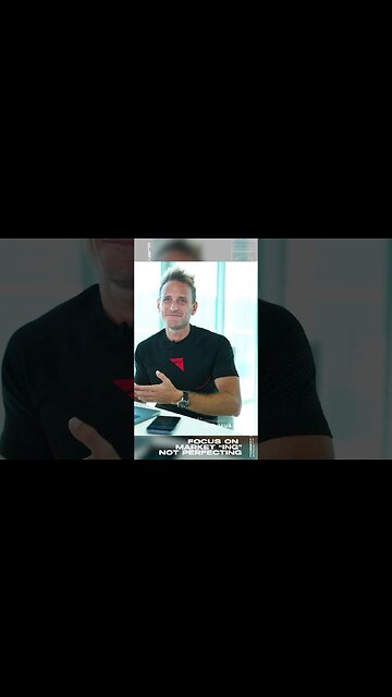 Focus on Marketing not Perfecting! #shorts