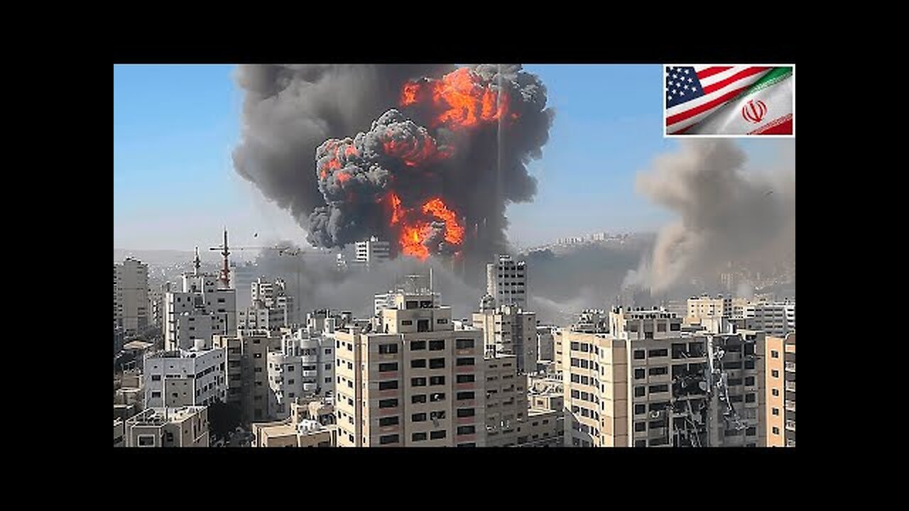 TEHRAN'S STREETS ABLAZE! American weaponry destroys Russian-made Iranian tanks in urban combat!