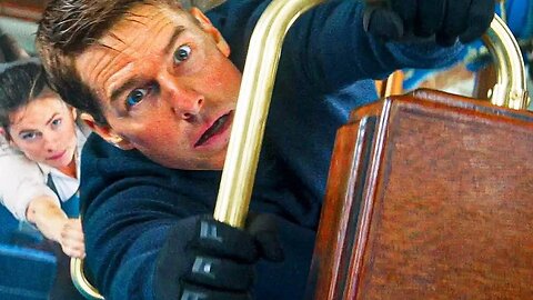 Tom Cruise Insane Train Stunt Scene | MISSION IMPOSSIBLE 7 DEAD RECKONING (2023) Movie CLIP 4K