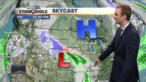 Gino Recchia NBC26 Storm Shield Weather Forecast