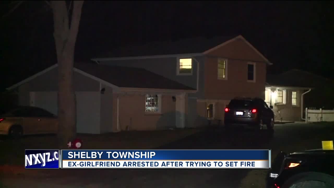 Man's ex-girlfriend breaks into his Shelby Township home armed with gun after trying to burn house down