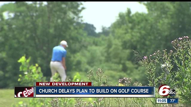 Church delays plan to build on golf course