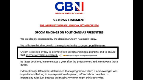 GBnews the channel that muted us. Calvin Robinson and the rest including CEO.