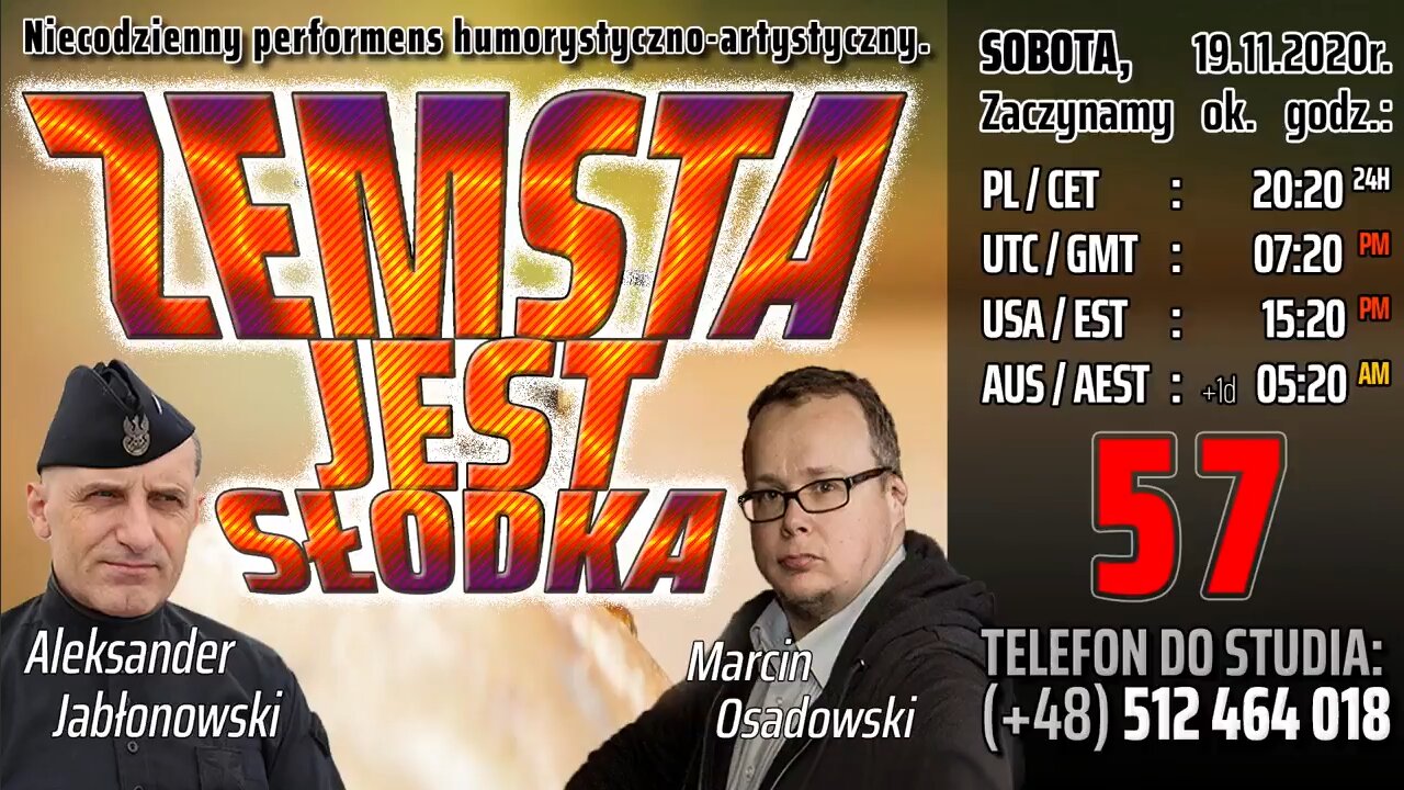 ZEMSTA JEST SŁODKA - Olszański, Osadowski NPTV (19.12.2020)