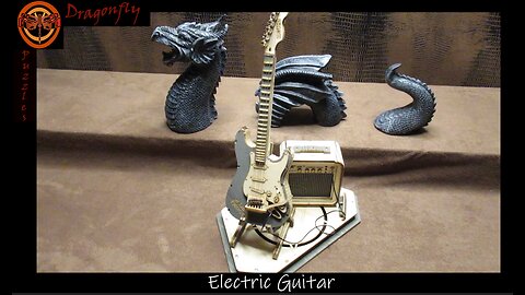 Electric Guitar 3D Wooden Puzzle