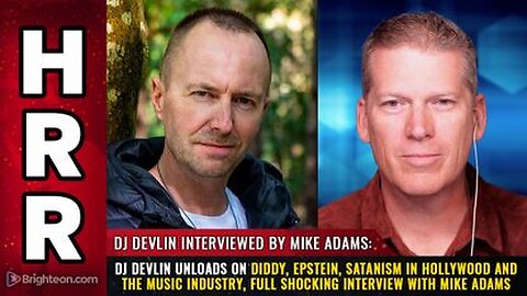 DJ Devlin unloads on Diddy, Epstein, satanism in Hollywood and the music industry