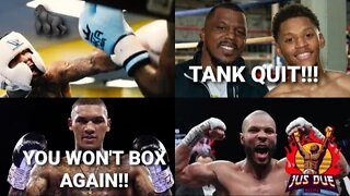 TANK DAVIS QUIT?! | CONOR BENN TELLS CHRIS EUBANK HE'LL NEVER BOX AGAIN | #TWT