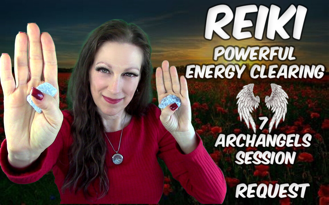 Reiki✨ Working With 7 Archangels🌟Support Guidance Safety & More✨Crystals & Angel Affirms✋💚🤚