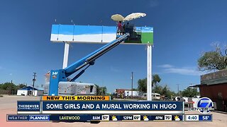 Hugo, Colorado is getting a new mural