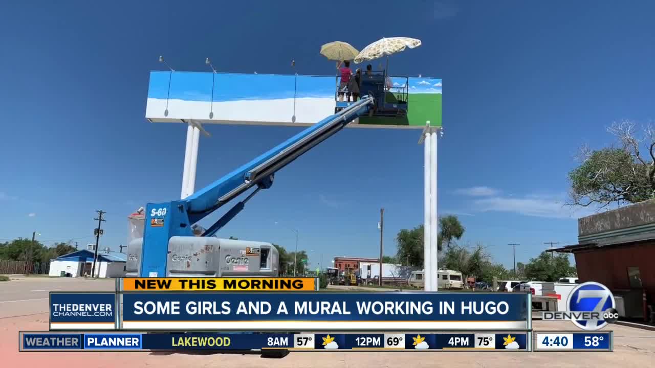 Hugo, Colorado is getting a new mural