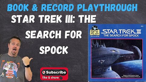 Playthrough of Star Trek III: The Search for Spock Book and Record Set 1984 #463 Buena Vista Records