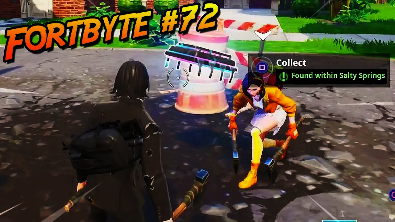 Fortbyte #72 Salty Springs | FORTNITE LOCATION