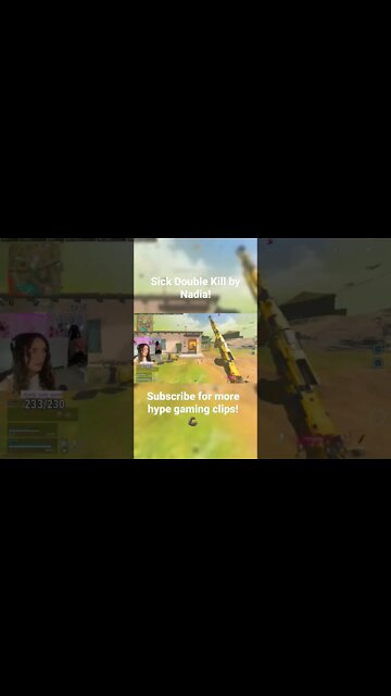Nadia has some damn quick reflexes! (CoD Warzone) #shorts #cod